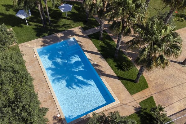 Piscina vista dall'alto