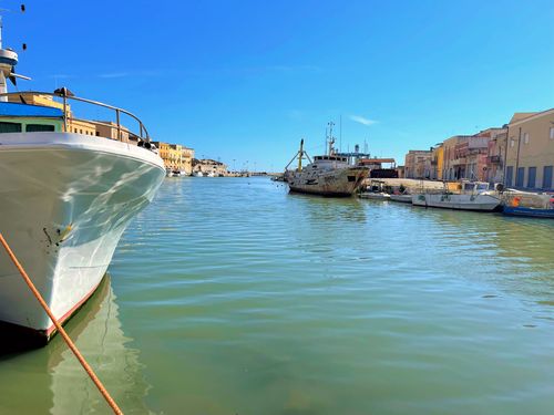 Barche nel porto di Mazara